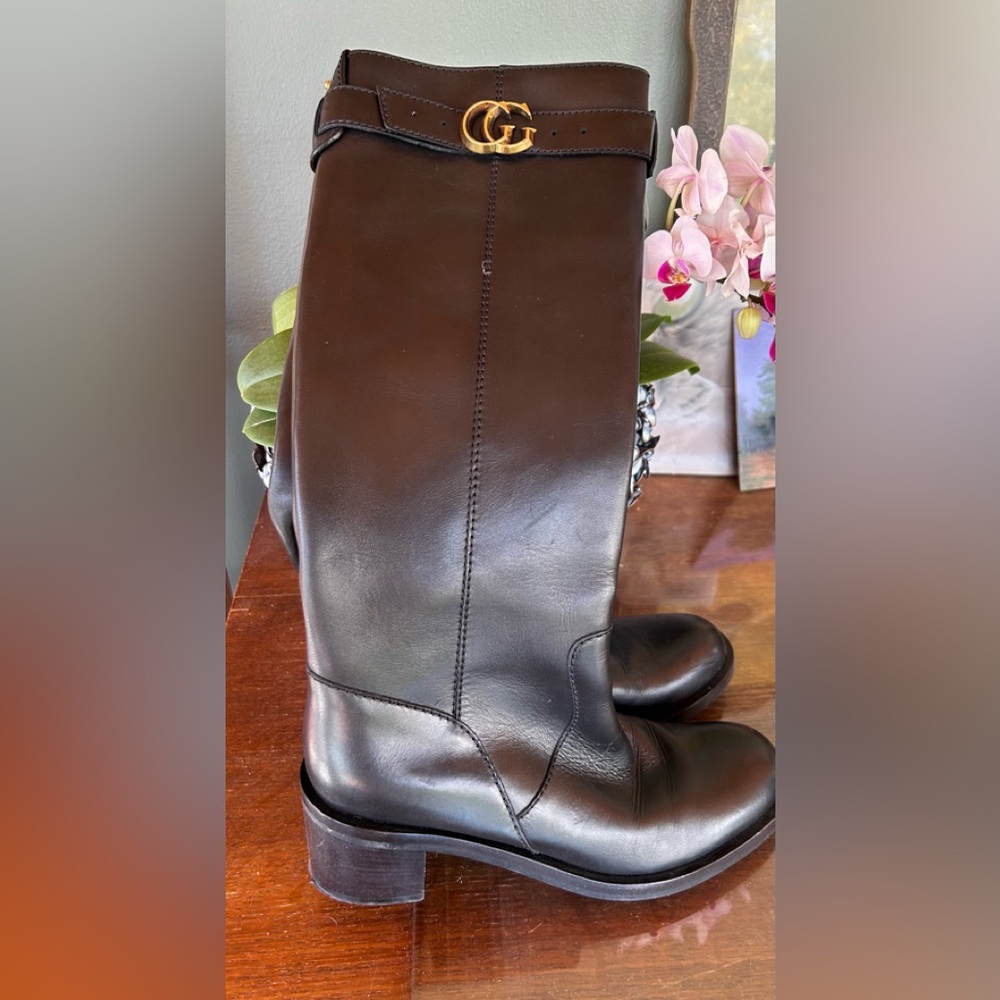 Gucci 39.5 Knee High Boots